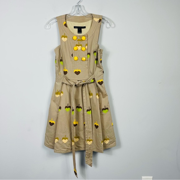 Marc by Marc Jacobs Y2K Heart Leaves Pinafore Dress As Seen On Victoria Beckham - Picture 4 of 16